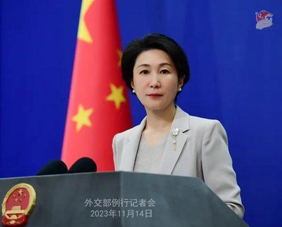 外交部发言人毛宁 图源:外交部网站