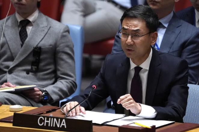 中国常驻联合国副代表耿爽 资料图